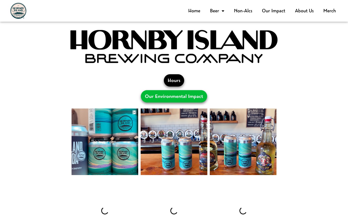 The current homepage